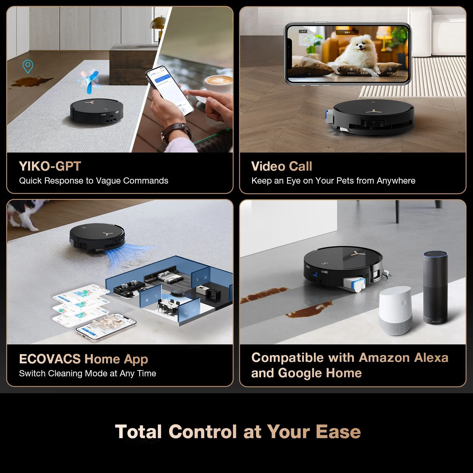 ECOVACS Deebot X8 Pro Omni Robotic Vaccum Cleaner & Mop with ZeroTangle 2.0 Technology (AIVI 3D 3.0, Black) ECOVACS Deebot X8 Pro Omni Robotic Vaccum Cleaner & Mop with ZeroTangle 2.0 Technology (AIVI 3D 3.0, Black)_7