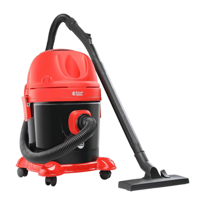 Russell Hobbs RVAC2000WD 2000W Wet & Dry Vacuum Cleaner with Powerful Suction & Blower Function (HEPA Filter, Red & Black)