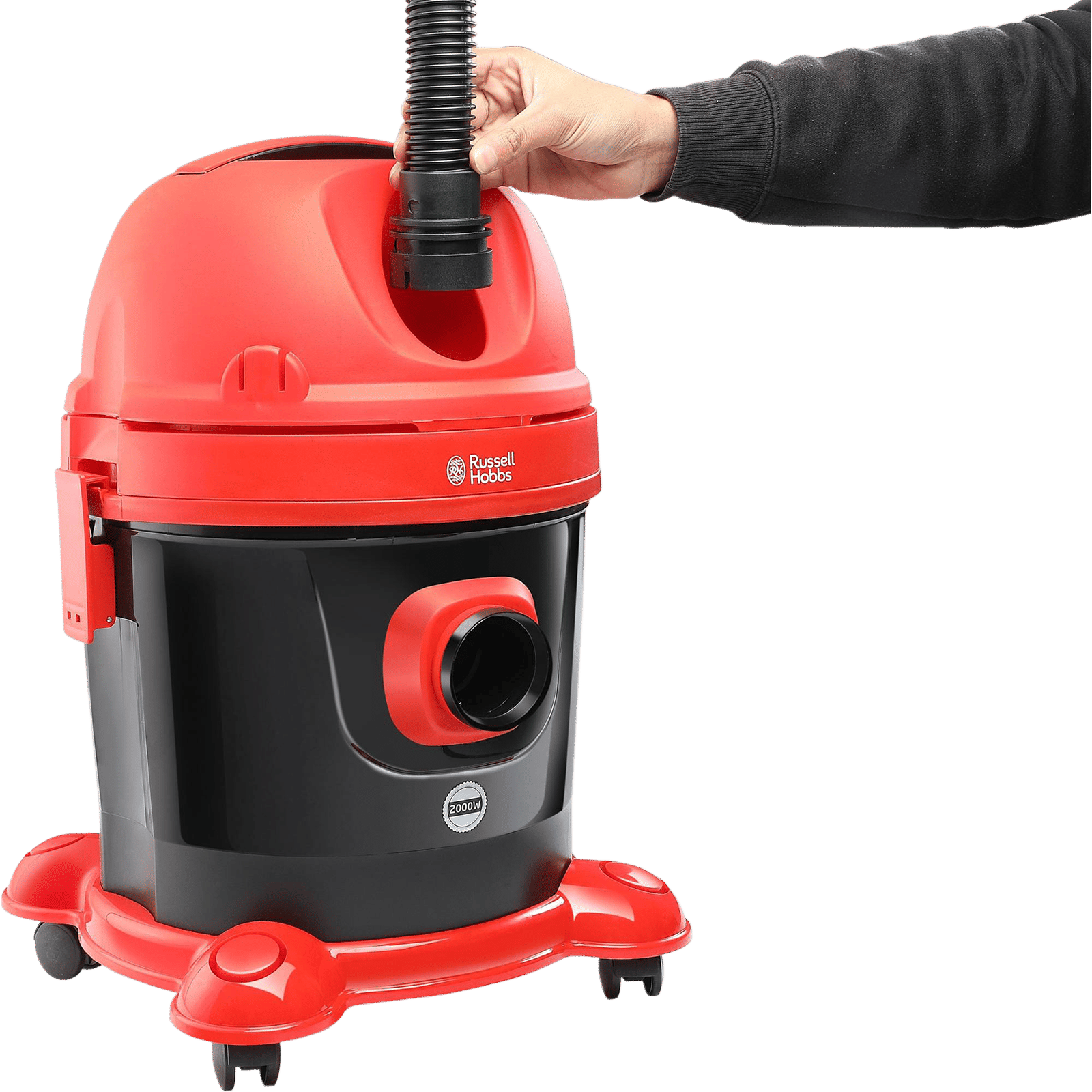 Russell Hobbs RVAC2000WD 2000W Wet & Dry Vacuum Cleaner with Powerful Suction & Blower Function (HEPA Filter, Red & Black) Russell Hobbs RVAC2000WD 2000W Wet & Dry Vacuum Cleaner with Powerful Suction & Blower Function (HEPA Filter, Red & Black)_5