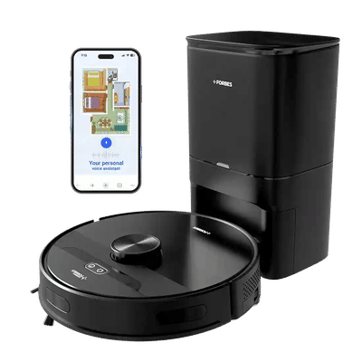 EUREKA FORBES Smartclean S2 Robotic Vacuum Cleaner & Mop with 3S Mopping Technology (AI-Powered LiDAR 3.0, Black)