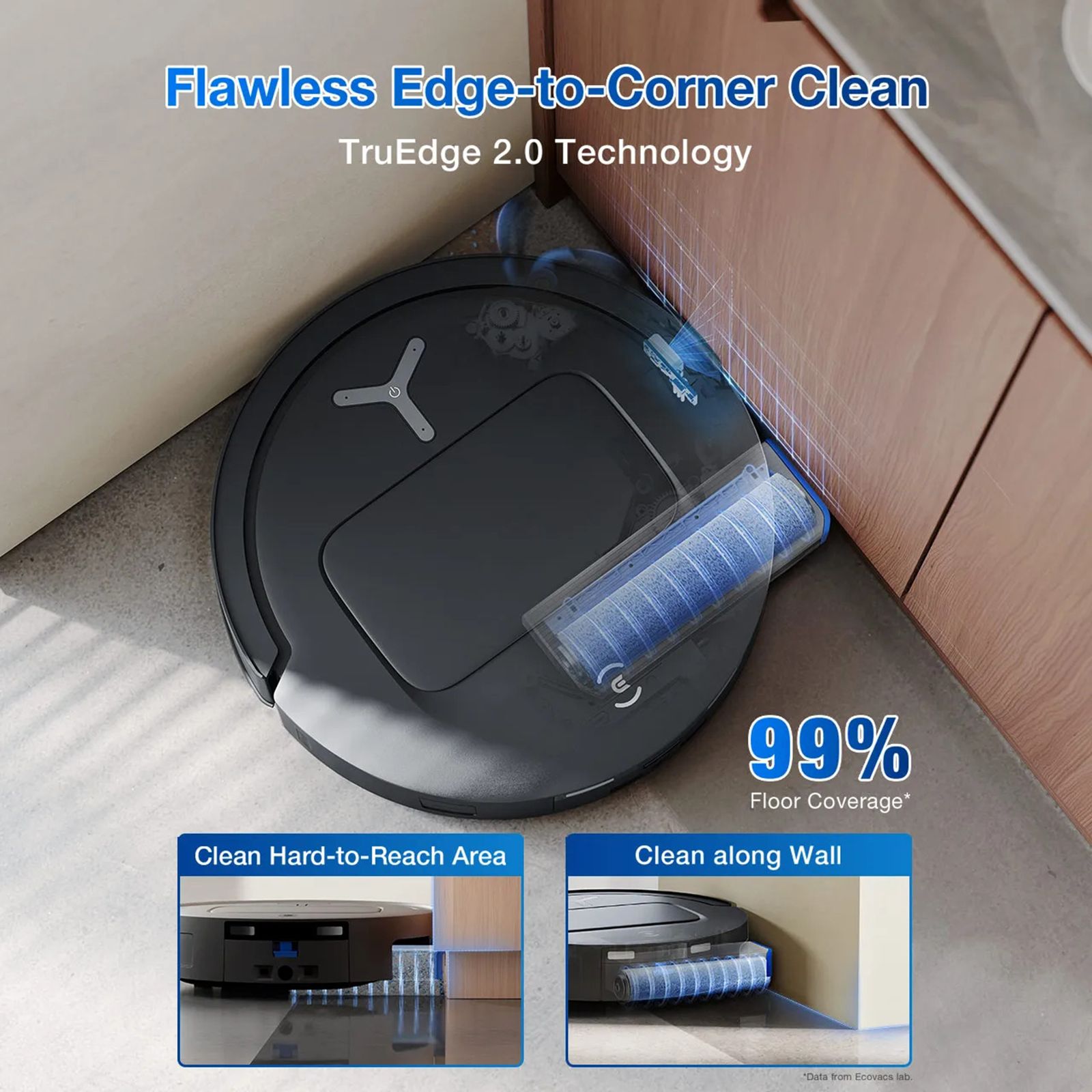Ecovacs T80 Pro Omni Robotic Vacuum Cleaner & Mop with ZeroTangle 3.0 Technology (Station Self-Cleaning, Black) Ecovacs T80 Pro Omni Robotic Vacuum Cleaner & Mop with ZeroTangle 3.0 Technology (Station Self-Cleaning, Black)_5