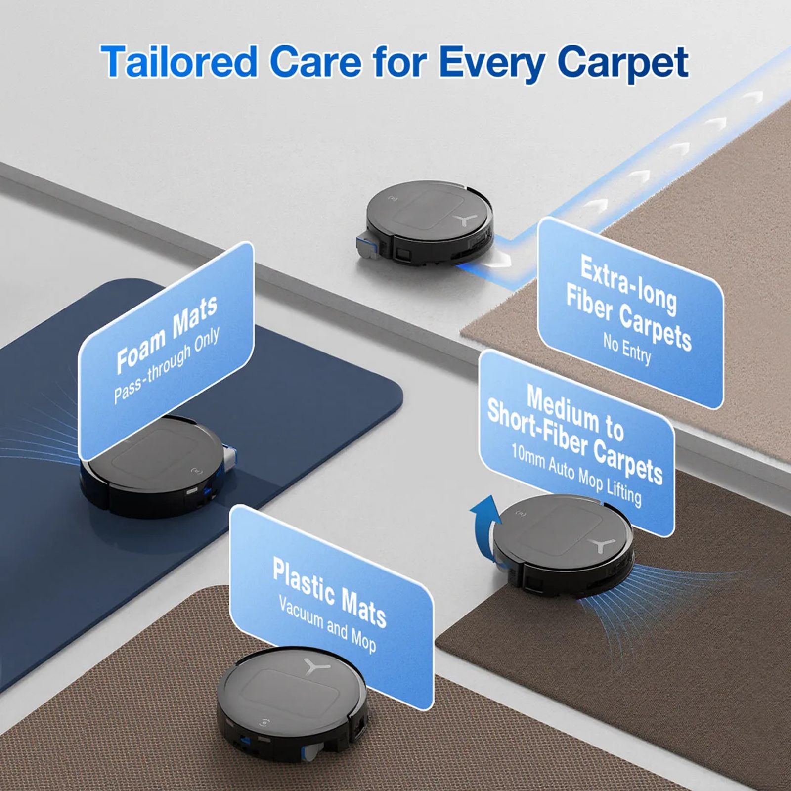 Ecovacs T80 Pro Omni Robotic Vacuum Cleaner & Mop with ZeroTangle 3.0 Technology (Station Self-Cleaning, Black) Ecovacs T80 Pro Omni Robotic Vacuum Cleaner & Mop with ZeroTangle 3.0 Technology (Station Self-Cleaning, Black)_7