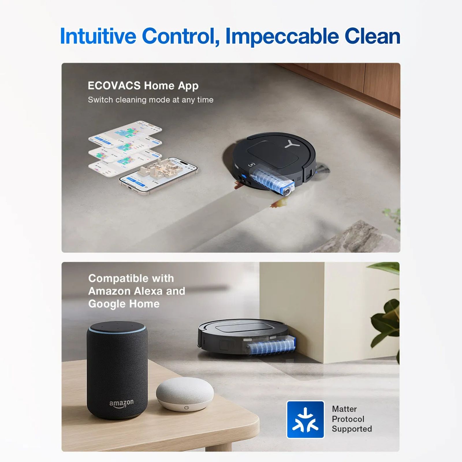 Ecovacs T80 Pro Omni Robotic Vacuum Cleaner & Mop with ZeroTangle 3.0 Technology (Station Self-Cleaning, Black) Ecovacs T80 Pro Omni Robotic Vacuum Cleaner & Mop with ZeroTangle 3.0 Technology (Station Self-Cleaning, Black)_8
