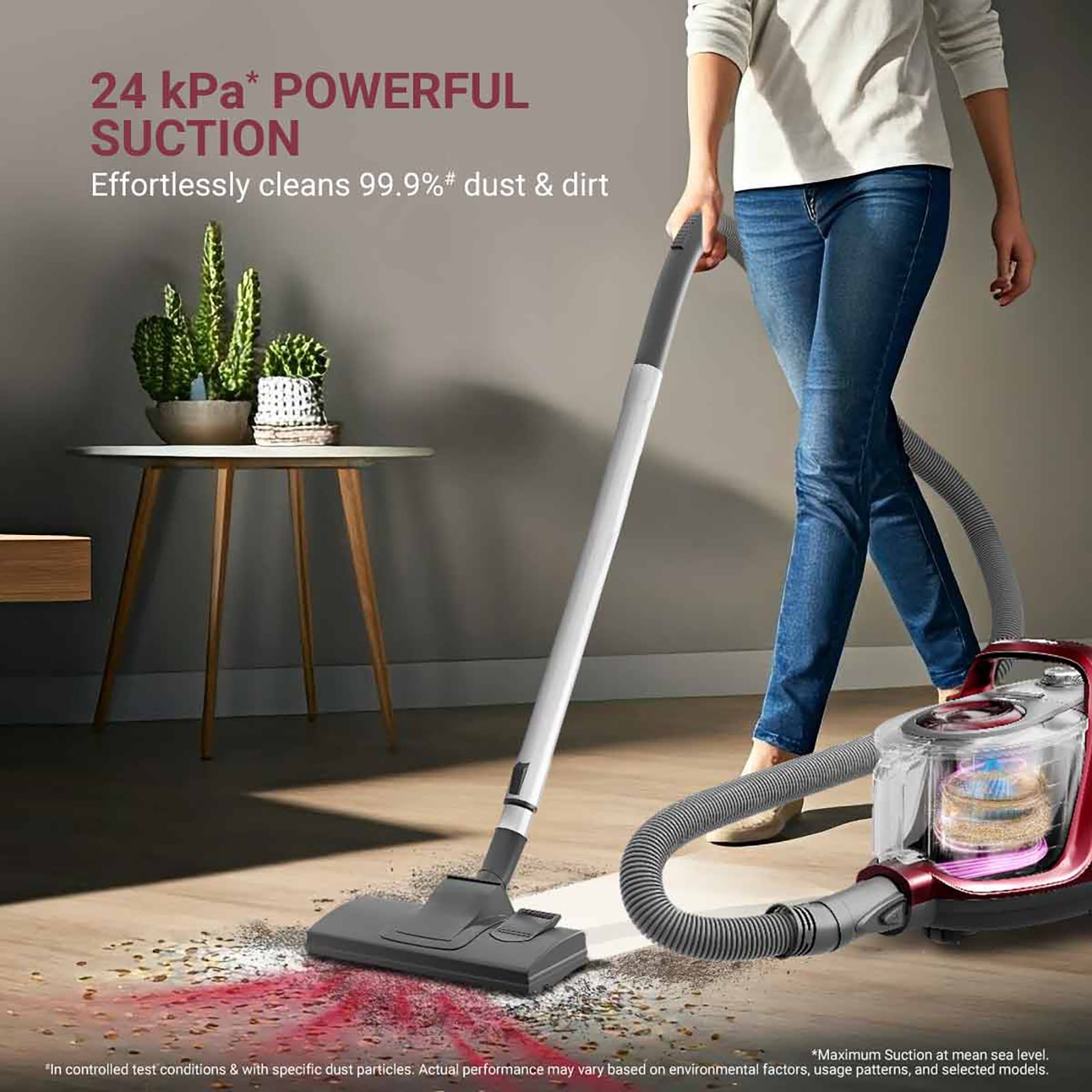 Eureka Forbes Tornado 1200W Dry Vacuum Cleaner with Cyclonic Technology (Auto Cord Winder, Purple) Eureka Forbes Tornado 1200W Dry Vacuum Cleaner with Cyclonic Technology (Auto Cord Winder, Purple)_4