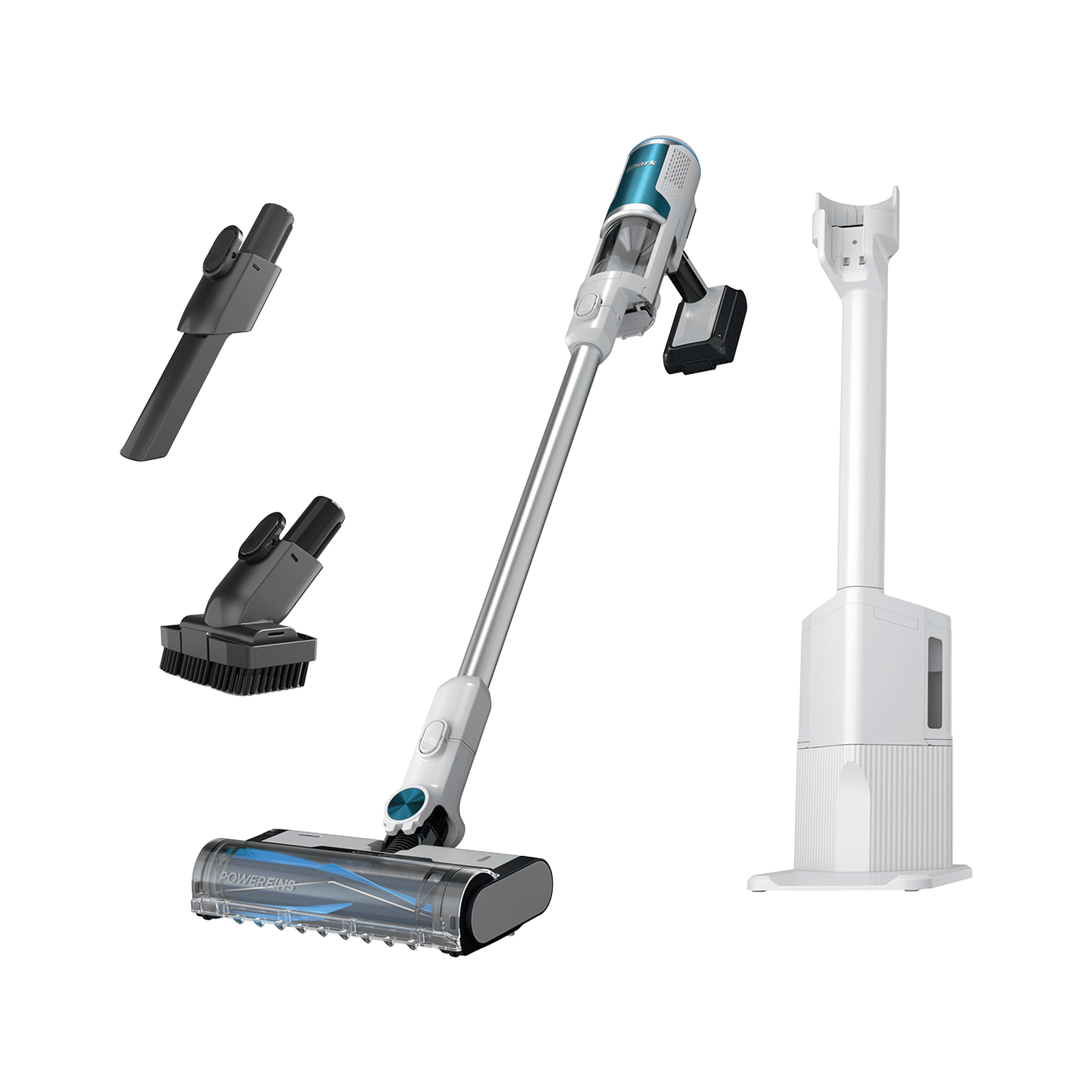 Shark PICO AED 240W Cordless Dry Vacuum Cleaner with Auto-Empty Dock (Anti-Hair Wrap Technology, Blue)_1