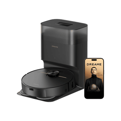 DREAME L50 Plus Robotic Vacuum Cleaner & Mop with Self Emptying (Dual Anti-Tangle System, Black)