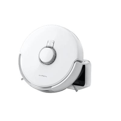 NARWAL Freo X Plus Robotic Vacuum Cleaner & Mop with Tri-Laser Detection (Automated Mop Lifting, White)