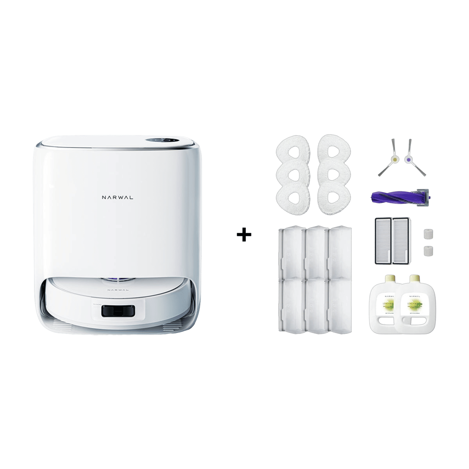 NARWAL Freo X Ultra 2.0 Robotic Vacuum Cleaner & Mop with AI DirtSense Technology (Auto Mop Washing, White) NARWAL Freo X Ultra 2.0 Robotic Vacuum Cleaner & Mop with AI DirtSense Technology (Auto Mop Washing, White)_2