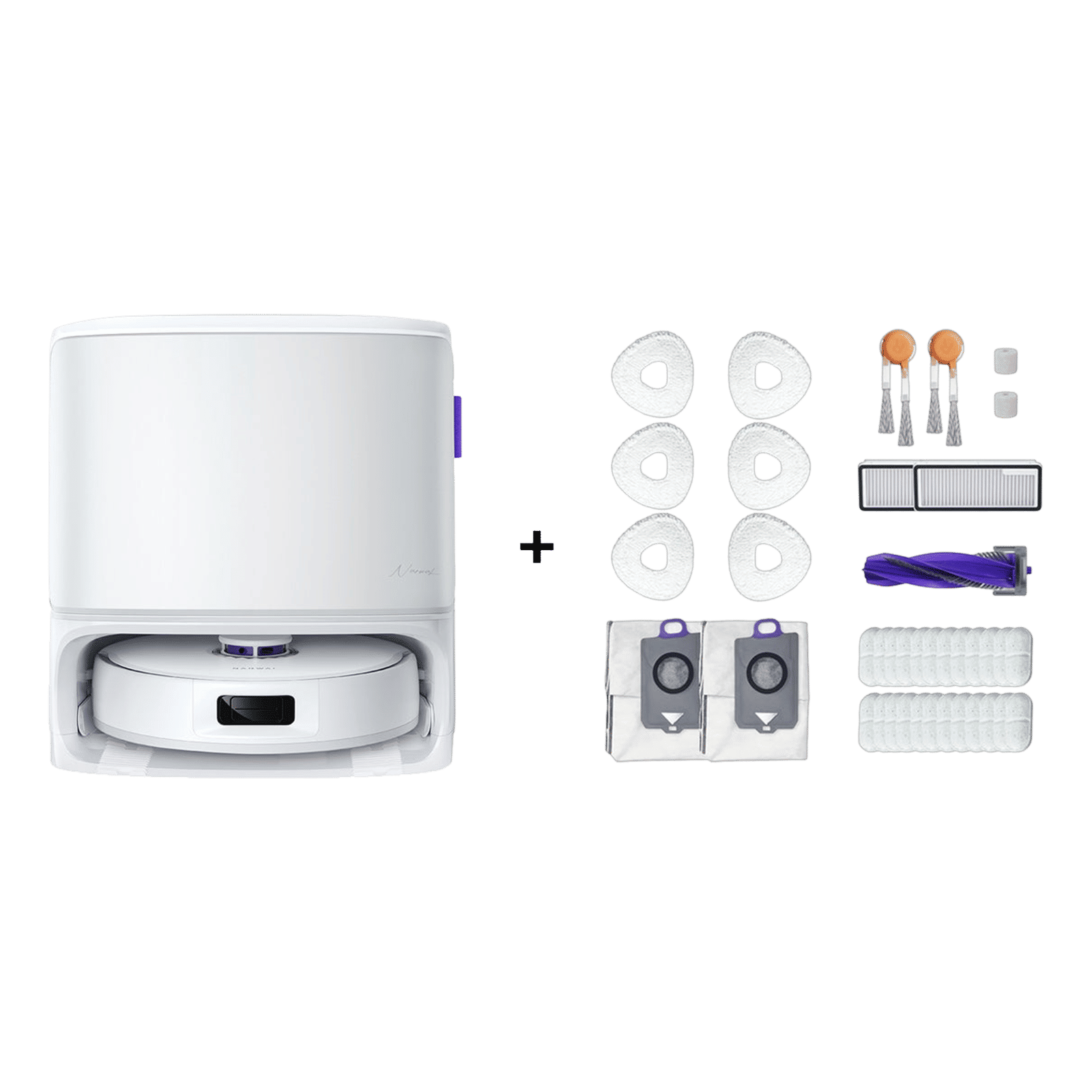 NARWAL Freo X10 Pro Robotic Vacuum Cleaner & Mop with MopExtend Edge Cleaning (DualFlow Tangle Free System, White) NARWAL Freo X10 Pro Robotic Vacuum Cleaner & Mop with MopExtend Edge Cleaning (DualFlow Tangle Free System, White)_2