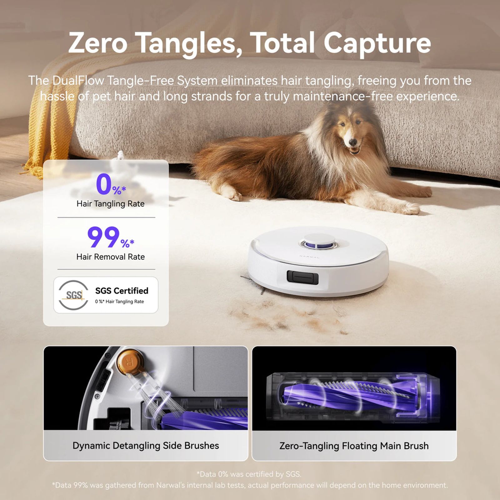 NARWAL Freo X10 Pro Robotic Vacuum Cleaner & Mop with MopExtend Edge Cleaning (DualFlow Tangle Free System, White) NARWAL Freo X10 Pro Robotic Vacuum Cleaner & Mop with MopExtend Edge Cleaning (DualFlow Tangle Free System, White)_4