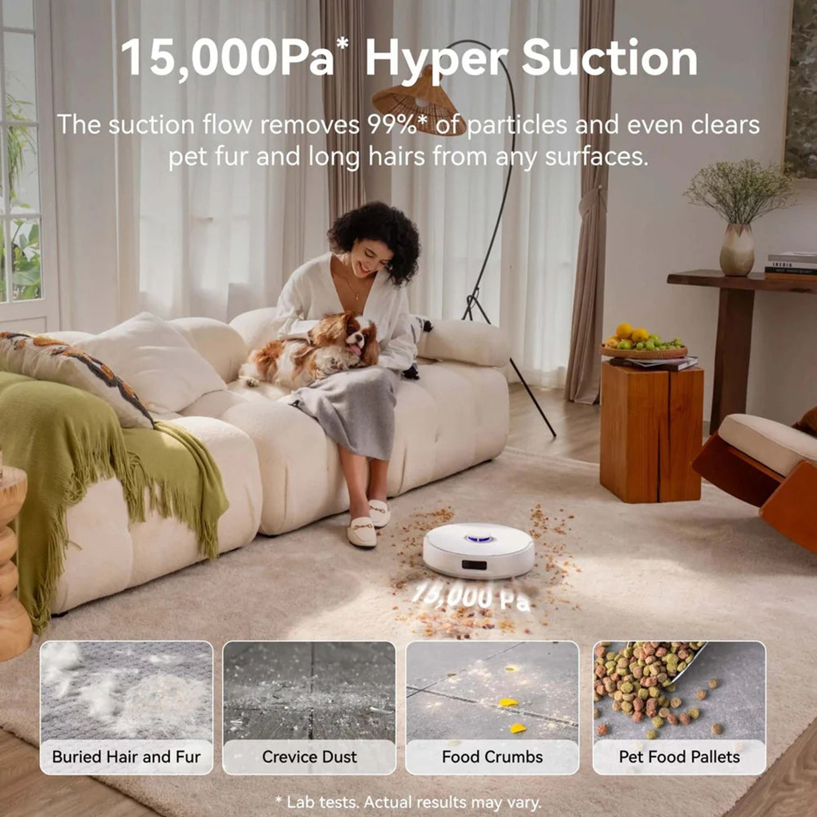 NARWAL Freo Z10 Robotic Vacuum Cleaner & Mop with Voice Activated Cleaning (DualFlow Tangle-Free System, White) NARWAL Freo Z10 Robotic Vacuum Cleaner & Mop with Voice Activated Cleaning (DualFlow Tangle-Free System, White)_5
