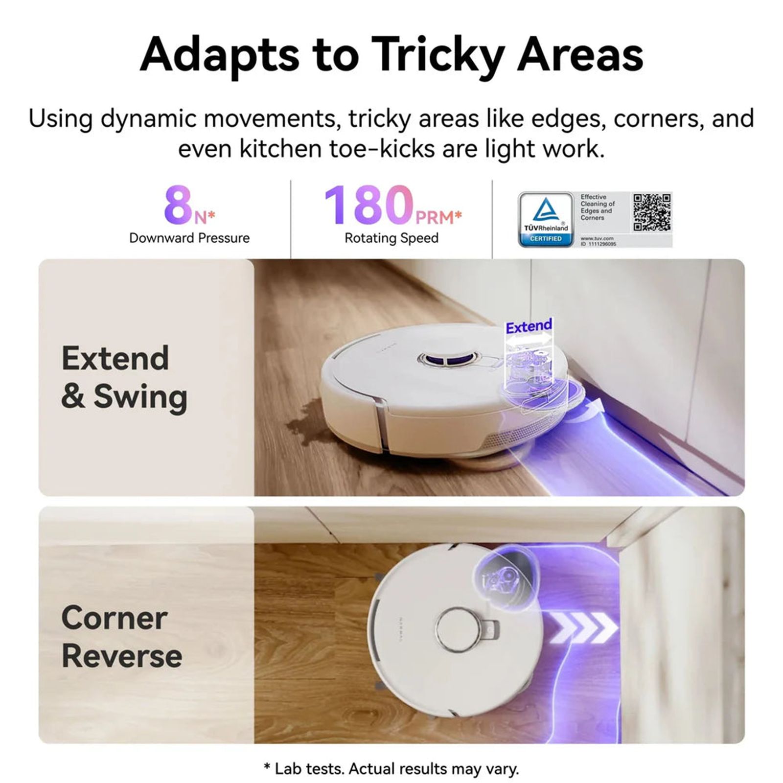 NARWAL Freo Z10 Robotic Vacuum Cleaner & Mop with Voice Activated Cleaning (DualFlow Tangle-Free System, White) NARWAL Freo Z10 Robotic Vacuum Cleaner & Mop with Voice Activated Cleaning (DualFlow Tangle-Free System, White)_7