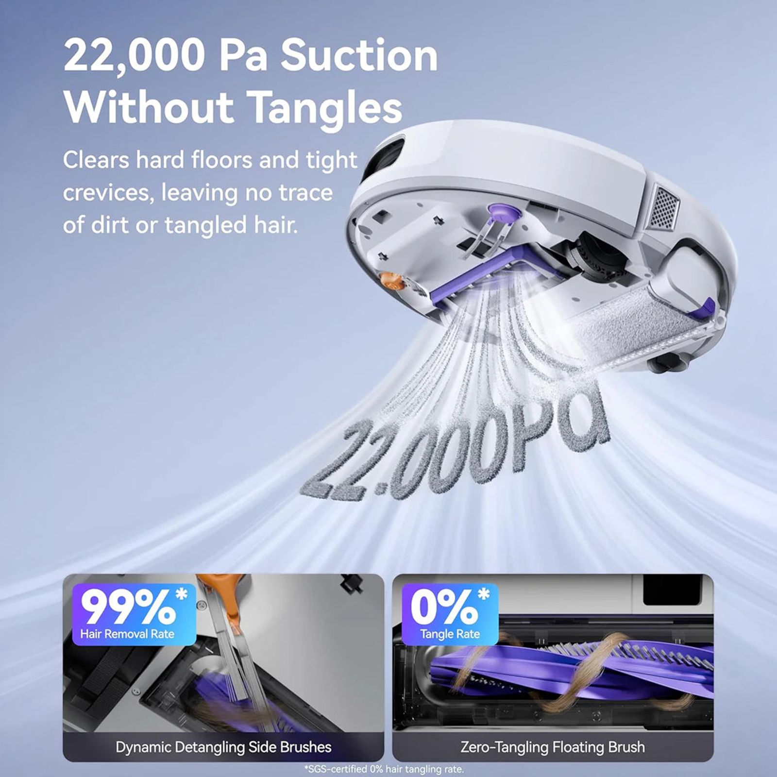 NARWAL Flow Robotic Vacuum Cleaner & Mop with TwinAI Dodge Obstacle Avoidance (Zero-Tangling Roller Brush, Galaxy Silver) NARWAL Flow Robotic Vacuum Cleaner & Mop with TwinAI Dodge Obstacle Avoidance (Zero-Tangling Roller Brush, Galaxy Silver)_3