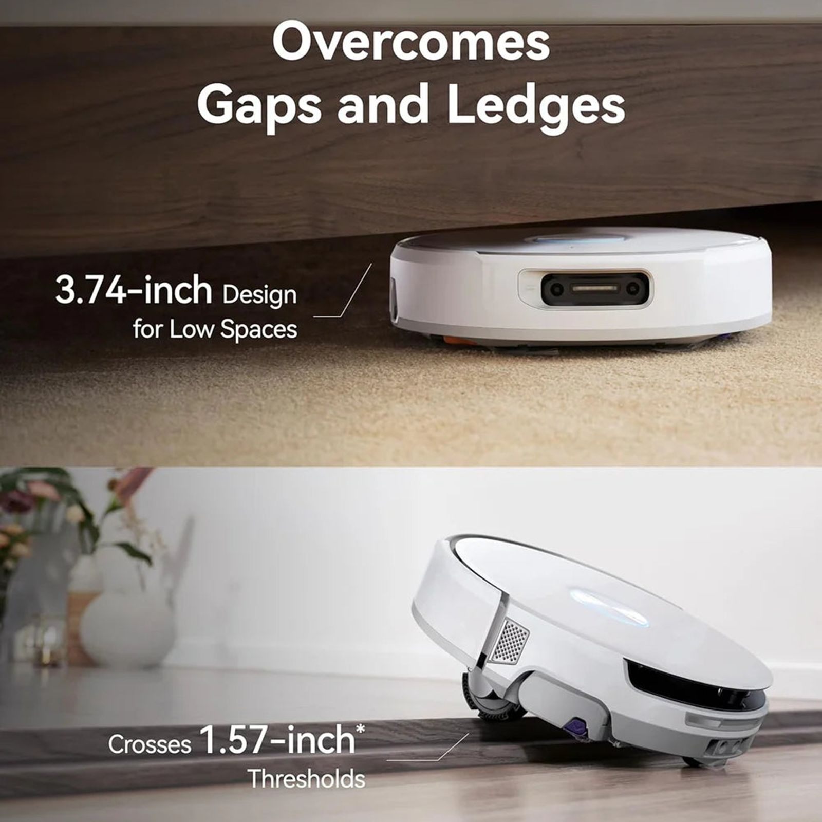 NARWAL Flow Robotic Vacuum Cleaner & Mop with TwinAI Dodge Obstacle Avoidance (Zero-Tangling Roller Brush, Galaxy Silver) NARWAL Flow Robotic Vacuum Cleaner & Mop with TwinAI Dodge Obstacle Avoidance (Zero-Tangling Roller Brush, Galaxy Silver)_5