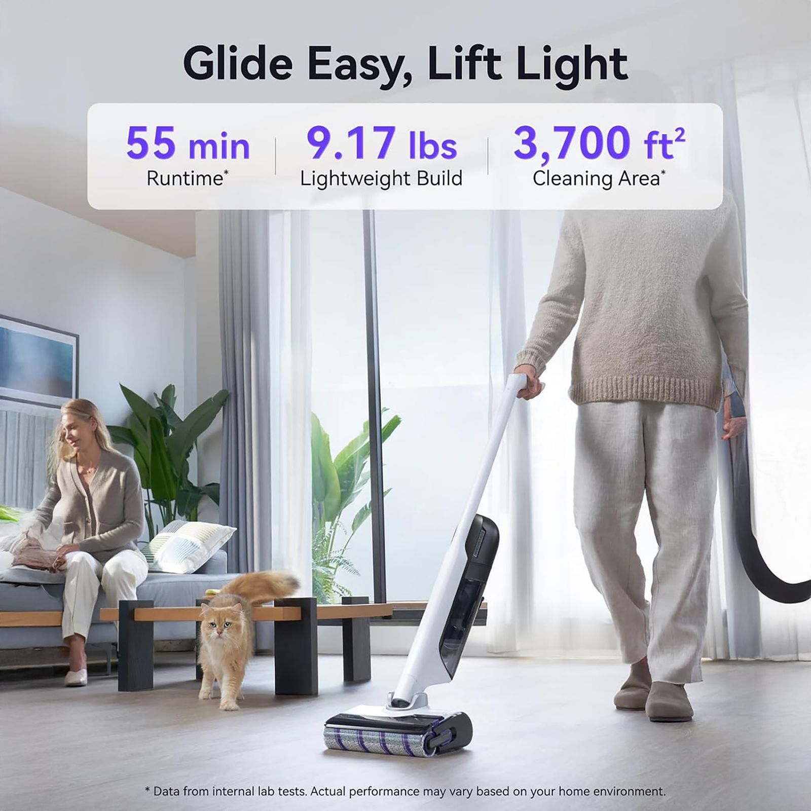 NARWAL S30 160W Cordless Wet & Dry Vacuum Cleaner with AI DirtSense (Dual Layer Comb, White) NARWAL S30 160W Cordless Wet & Dry Vacuum Cleaner with AI DirtSense (Dual Layer Comb, White)_5