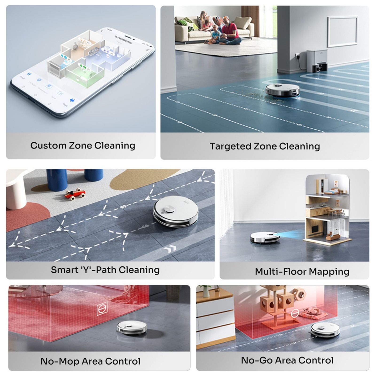 ILIFE A30 Pro Robotic Vacuum Cleaner & Mop with Self-Emptying Station (LiDAR Navigation Technology, White) ILIFE A30 Pro Robotic Vacuum Cleaner & Mop with Self-Emptying Station (LiDAR Navigation Technology, White)_10