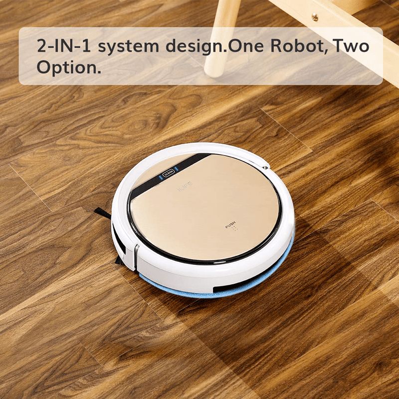 ILIFE Dry and Wet Robotic Vacuum Cleaner (V5s Pro, Gold) ILIFE Dry and Wet Robotic Vacuum Cleaner (V5s Pro, Gold)_9