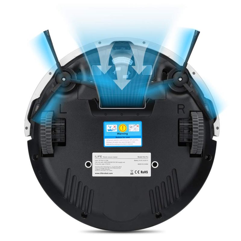 ILIFE Dry and Wet Robotic Vacuum Cleaner (V5s Pro, Gold) ILIFE Dry and Wet Robotic Vacuum Cleaner (V5s Pro, Gold)_8