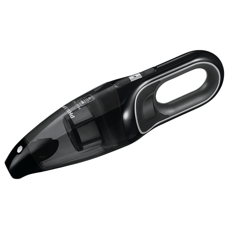 PHILIPS MiniVac 120 Watts Car Vacuum Cleaner (0.5 Litres Tank, FC6141/01, Deep Black/Silver) PHILIPS MiniVac 120 Watts Car Vacuum Cleaner (0.5 Litres Tank, FC6141/01, Deep Black/Silver)_3