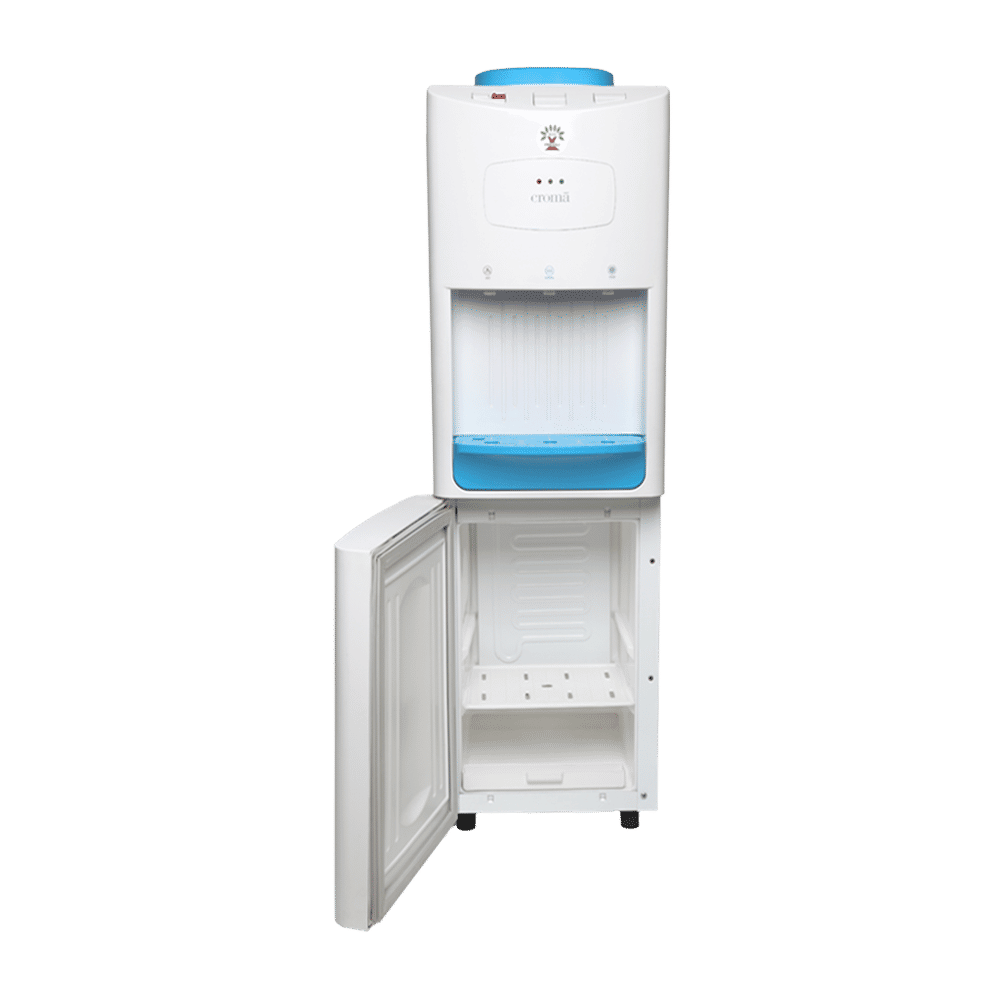 Croma Hot, Cold & Normal Top Load Water Dispenser with Cooling Cabinet (White)_4