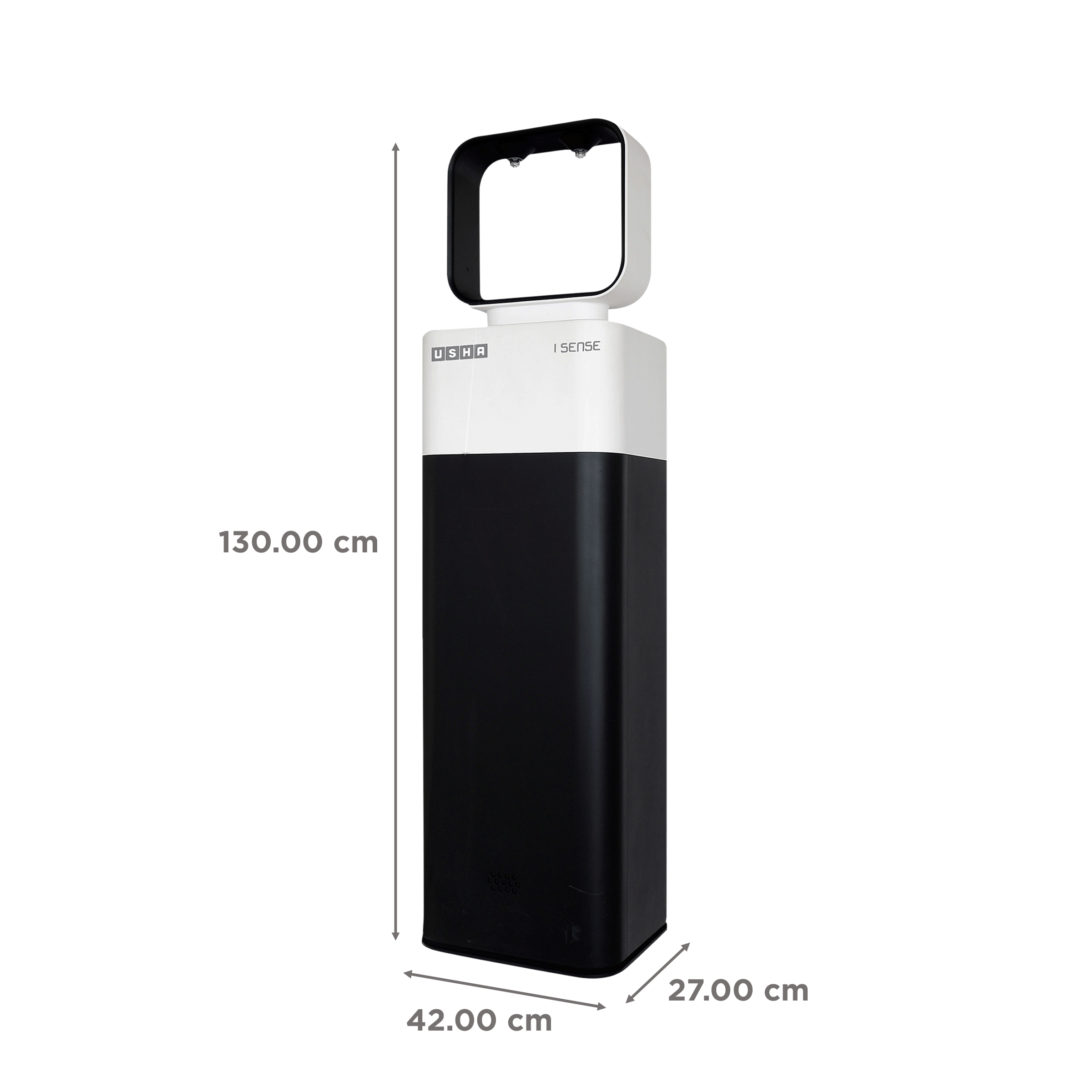 USHA i-Sense Cold & Hot Front Load Water Dispenser with Storage Cabinet (White/Black) USHA i-Sense Cold & Hot Front Load Water Dispenser with Storage Cabinet (White/Black)_2