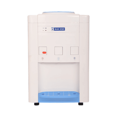 Blue Star Hot, Cold and Normal Top Load Water Dispenser with 3 Taps (White)