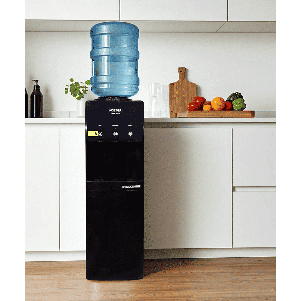 VOLTAS Minimagic Spring RV Plus Hot, Cold & Normal Top Load Water Dispenser with Cooling Cabinet (Black) VOLTAS Minimagic Spring RV Plus Hot, Cold & Normal Top Load Water Dispenser with Cooling Cabinet (Black)_9