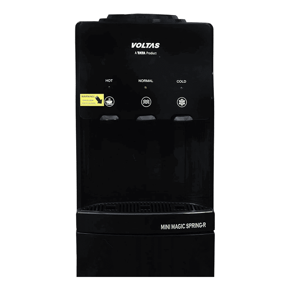 VOLTAS Minimagic Spring RV Plus Hot, Cold & Normal Top Load Water Dispenser with Cooling Cabinet (Black) VOLTAS Minimagic Spring RV Plus Hot, Cold & Normal Top Load Water Dispenser with Cooling Cabinet (Black)_6