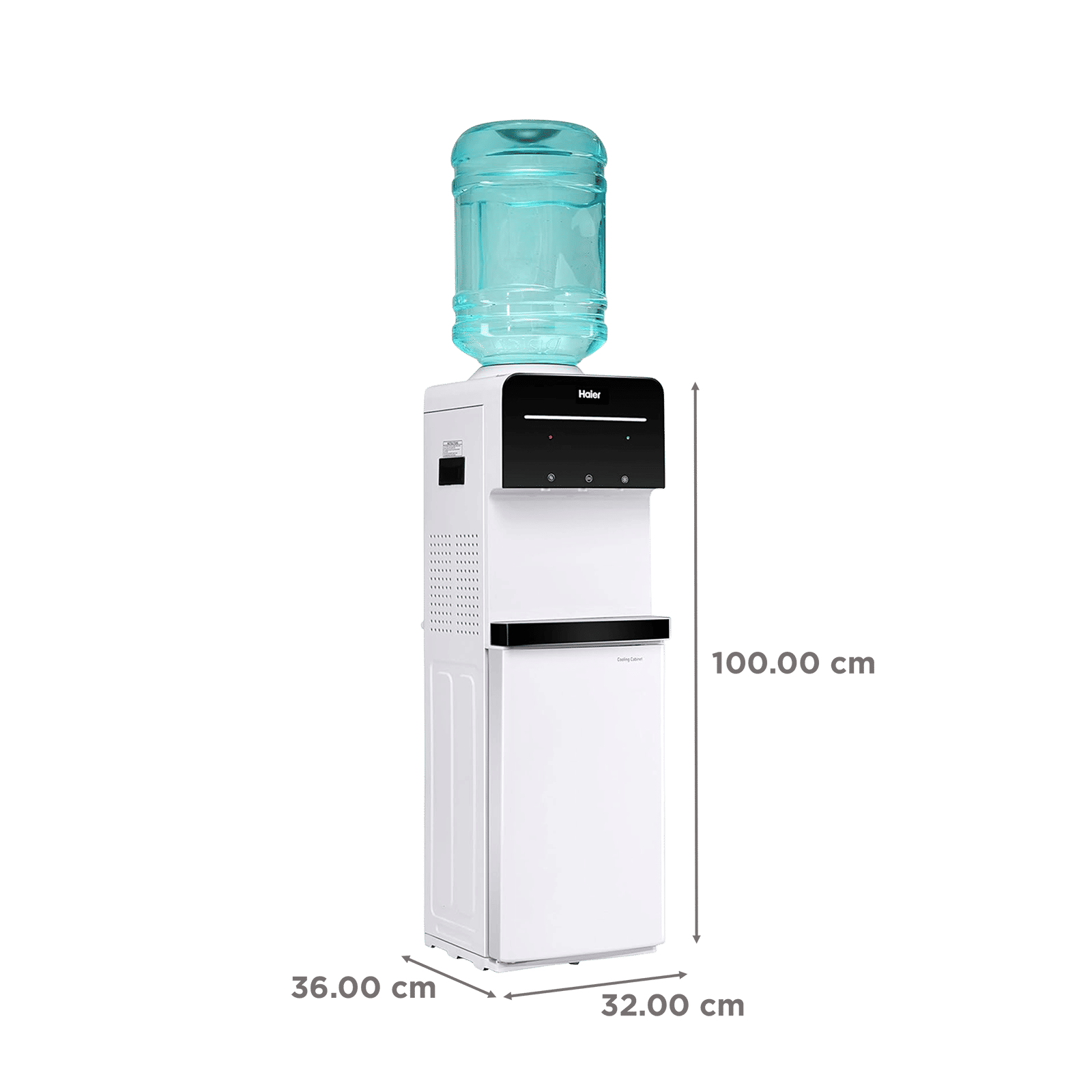 Haier HWD-3MPFMR Hot, Cold & Normal Top Load Water Dispenser (Black & White) Haier HWD-3MPFMR Hot, Cold & Normal Top Load Water Dispenser (Black & White)_2