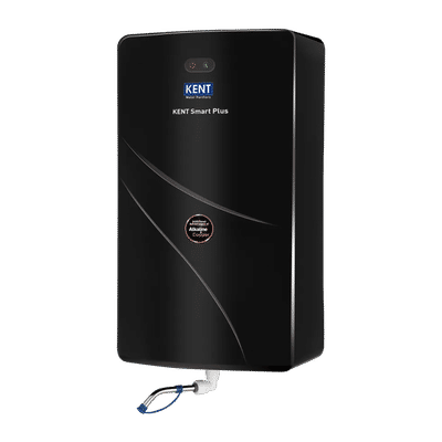 KENT Smart Plus UV + UF + Alkaline + Copper Water Purifier with Goodness of Copper (Black)