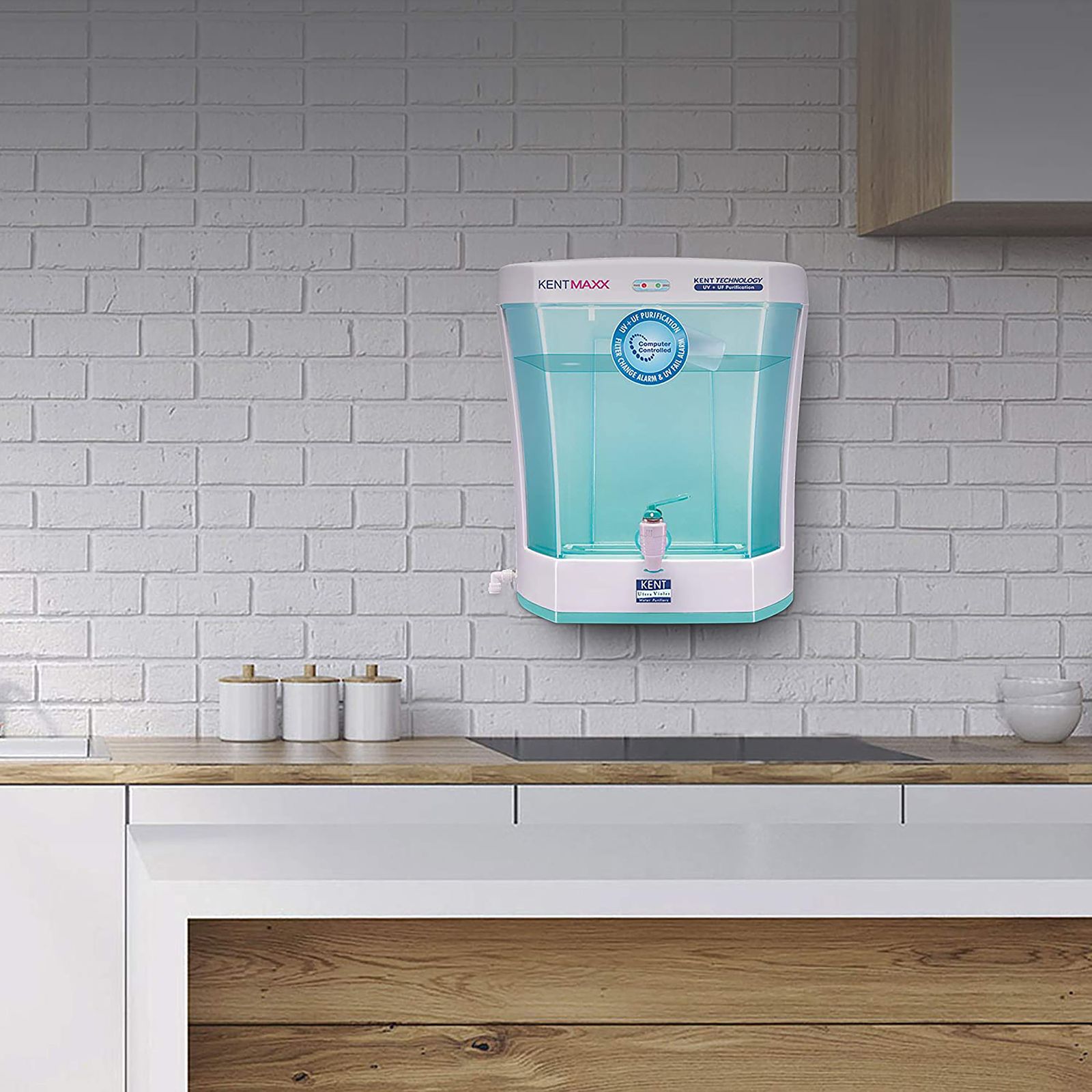 KENT Maxx 7L UV + UF Water Purifier with Double Purification Process (White & Blue) KENT Maxx 7L UV + UF Water Purifier with Double Purification Process (White & Blue)_10