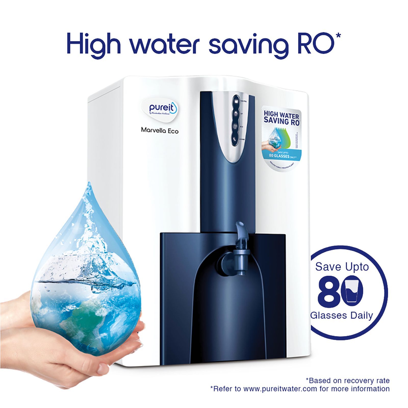 Hindustan Unilever Marvella 10L RO+UV Water Purifier with UV Sterilizing Indicator (White) Hindustan Unilever Marvella 10L RO+UV Water Purifier with UV Sterilizing Indicator (White)_6