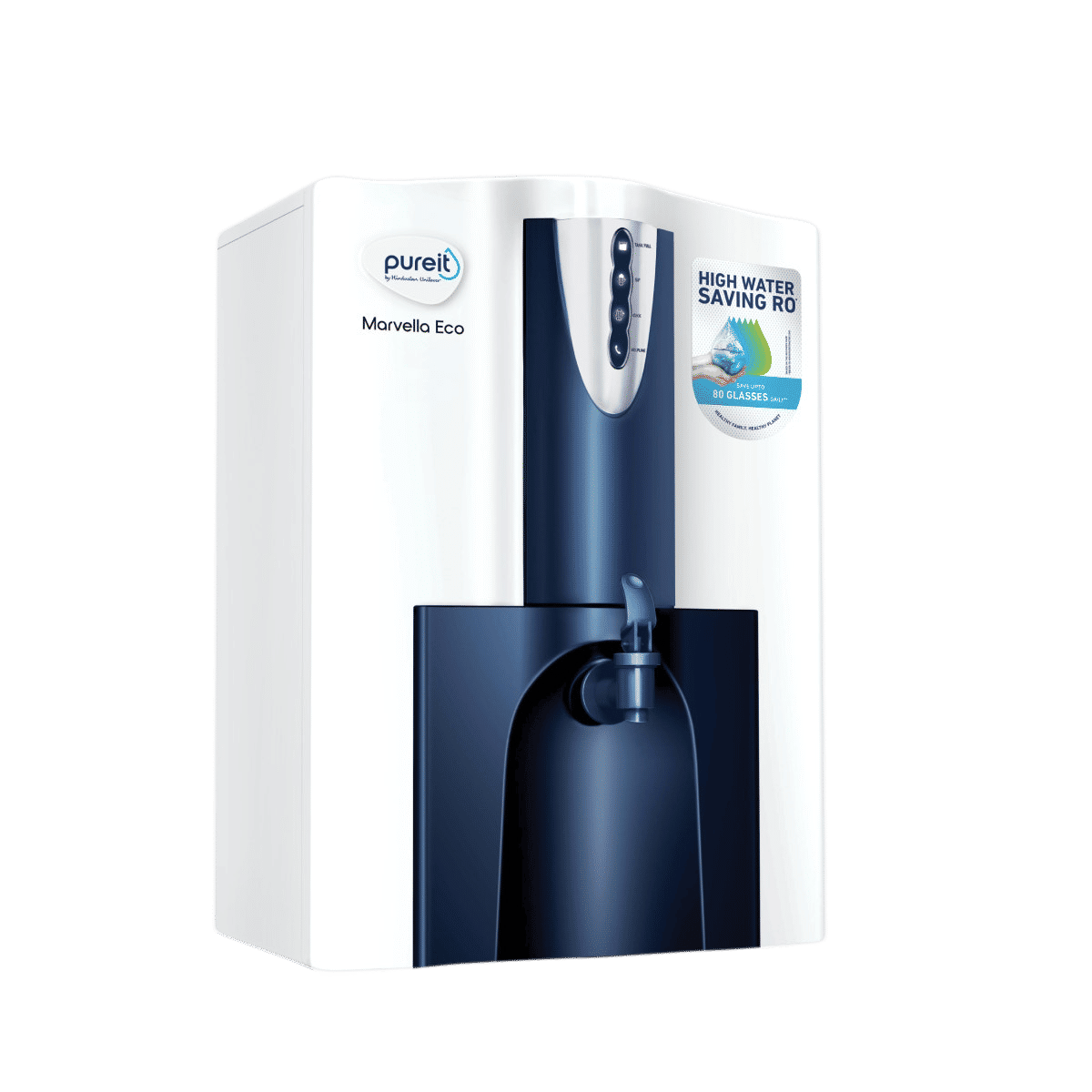 Hindustan Unilever Marvella 10L RO+UV Water Purifier with UV Sterilizing Indicator (White) Hindustan Unilever Marvella 10L RO+UV Water Purifier with UV Sterilizing Indicator (White)_4