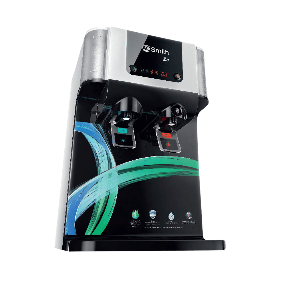 AO Smith Z8 10L RO+SCMT Hot & Cold Water Purifier with ABS Storage Tank (White)_6