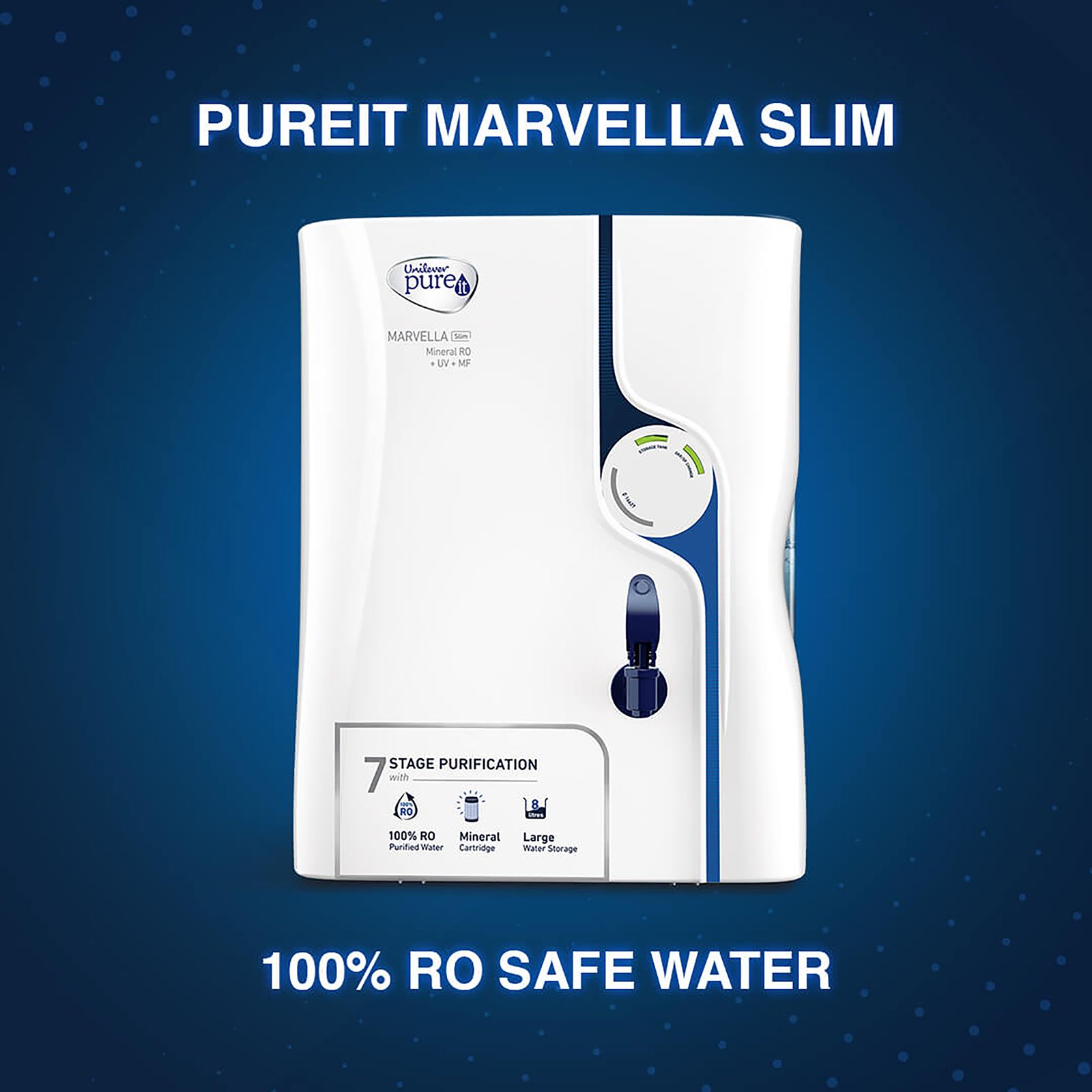 pureit Marvella RO+UV with Fruit and Vegetable Purifier (White) pureit Marvella RO+UV with Fruit and Vegetable Purifier (White)_9