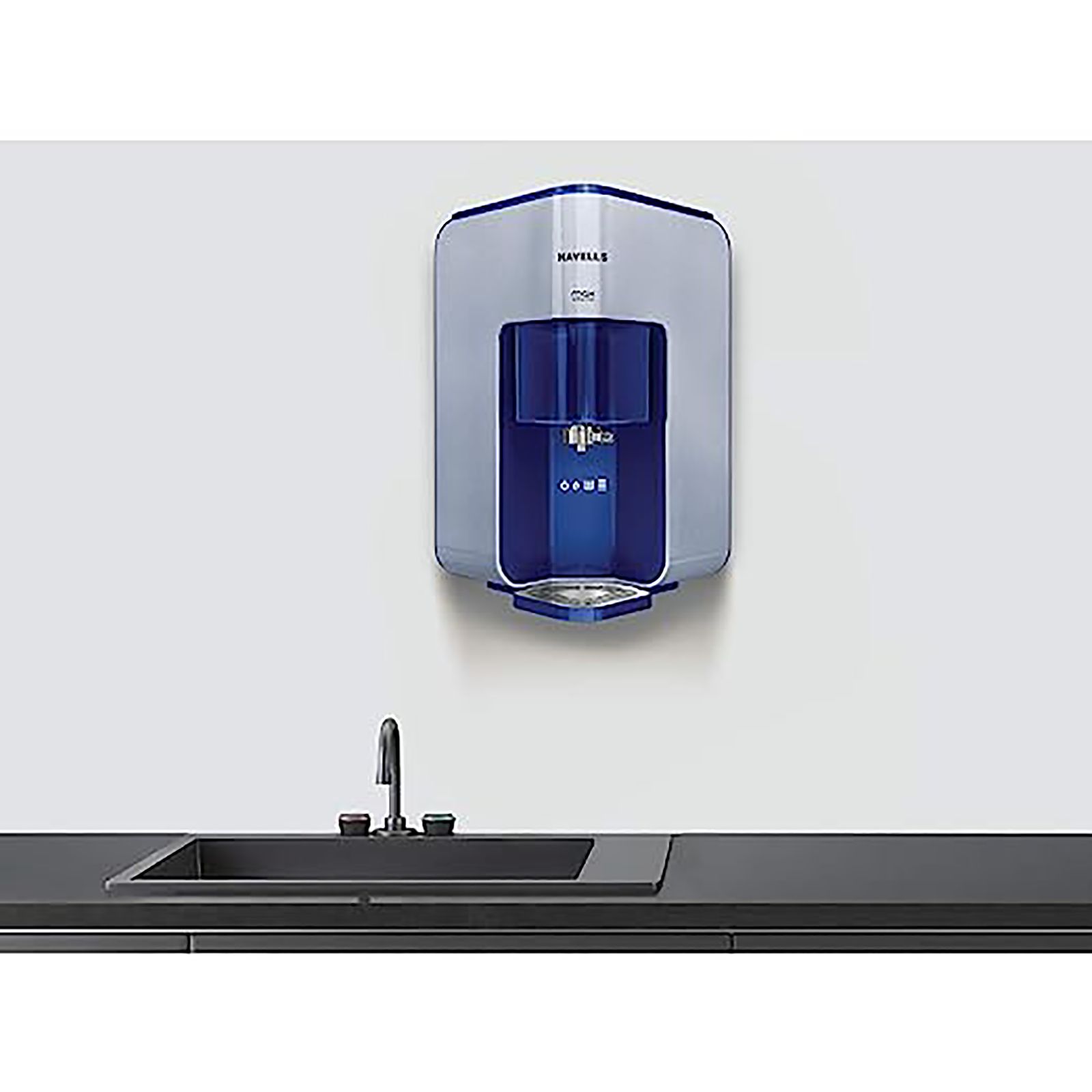 HAVELLS Max Alkaline 7L RO + UV Water Purifier with 8 Stage Purification (Sparkling White/Blue)_7