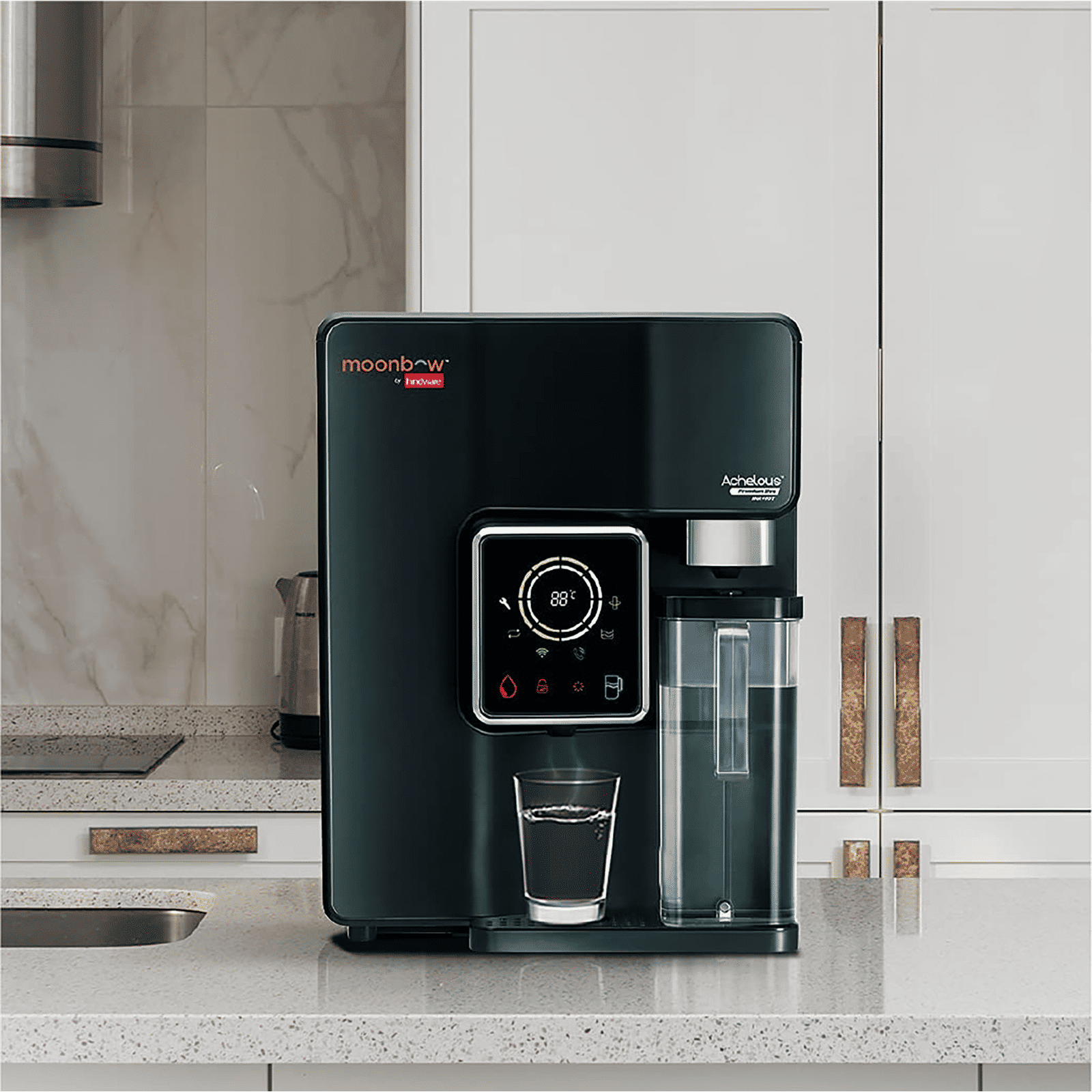 Moonbow Achelous Premium iPro RO Plus UV Water Purifier with Upto 50 Percent Water Saving( Black)_8
