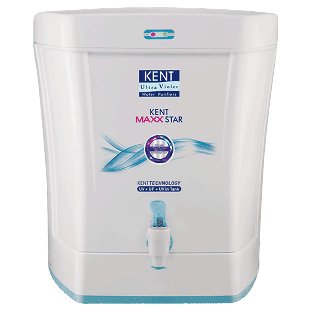 KENT Maxx Star 7L UV + UF Water Purifier with Double Purification Process (White) KENT Maxx Star 7L UV + UF Water Purifier with Double Purification Process (White)_1