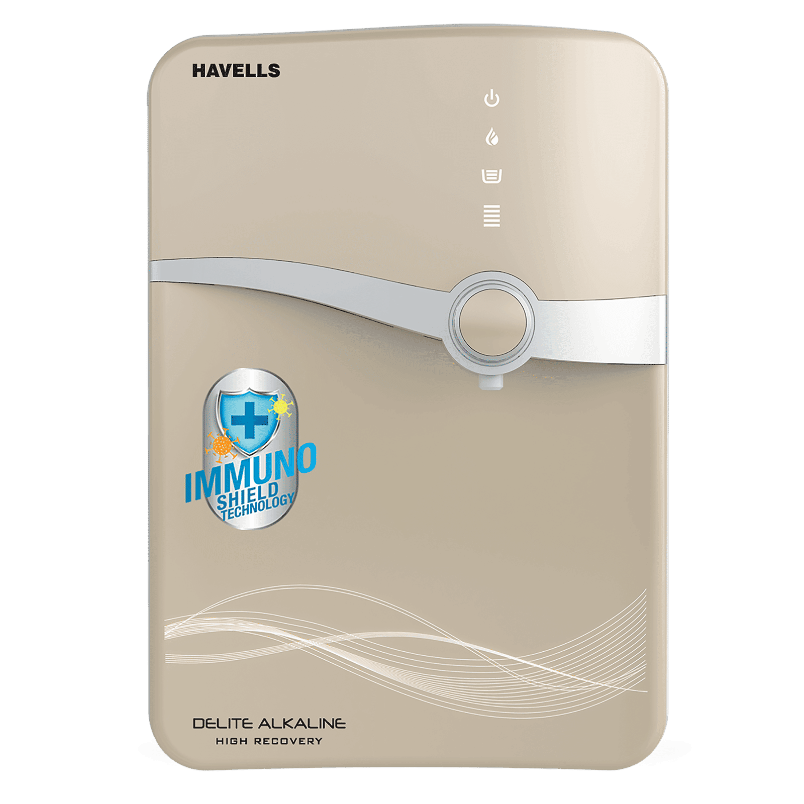 HAVELLS Delite Alkaline 6.5L RO + UV Water Purifier with 8 Stage Purification (Beige)_1