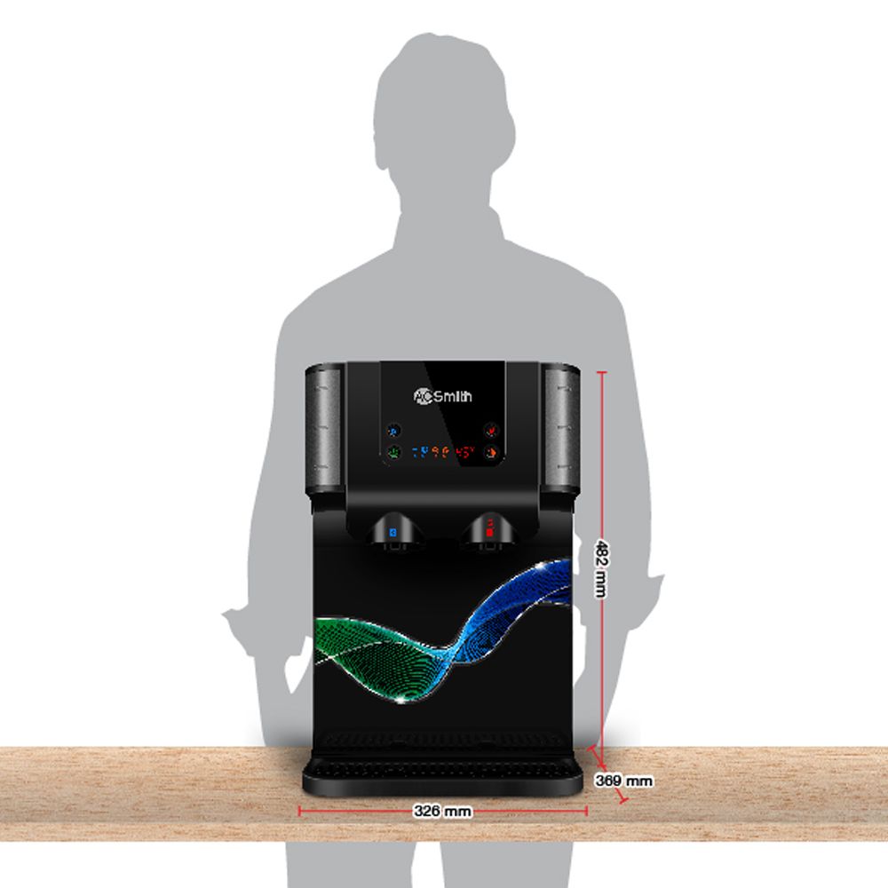 AO Smith ProPlanet P7 10L RO + SCMT Hot & Cold Water Purifier with 8 Stage Purification (Black)_10