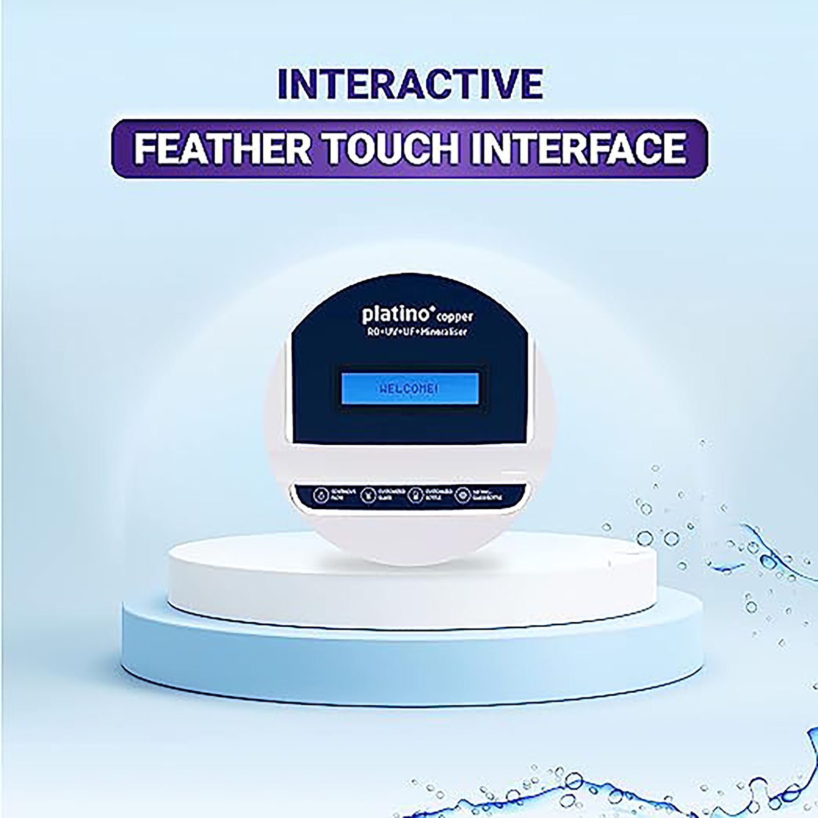 Livpure Platino Plus 8.5L RO + UV + UF + Mineraliser Water Purifier with 8 Stage Purification (White/Blue) Livpure Platino Plus 8.5L RO + UV + UF + Mineraliser Water Purifier with 8 Stage Purification (White/Blue)_11