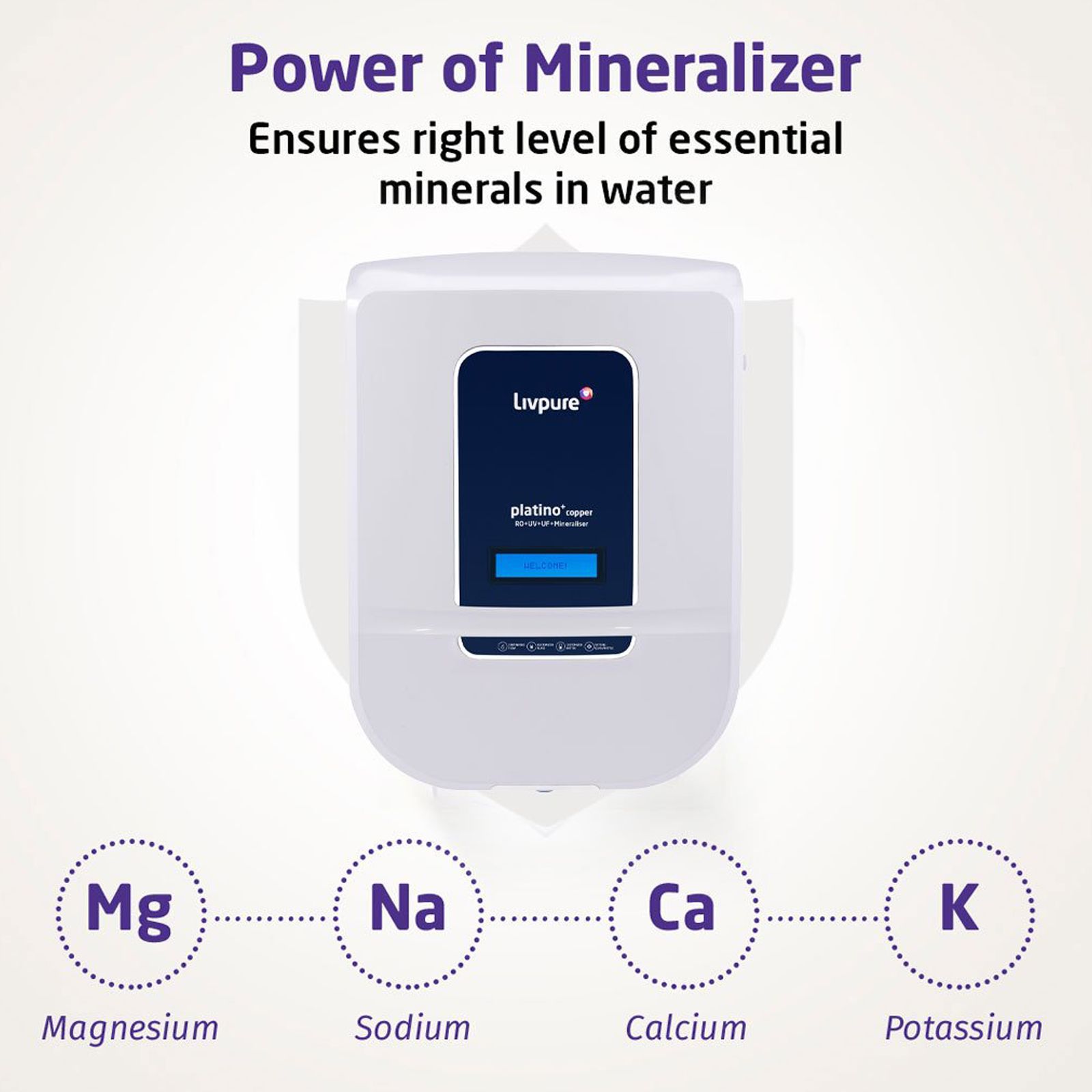Livpure Platino Plus 8.5L RO + UV + UF + Mineraliser Water Purifier with 8 Stage Purification (White/Blue) Livpure Platino Plus 8.5L RO + UV + UF + Mineraliser Water Purifier with 8 Stage Purification (White/Blue)_13