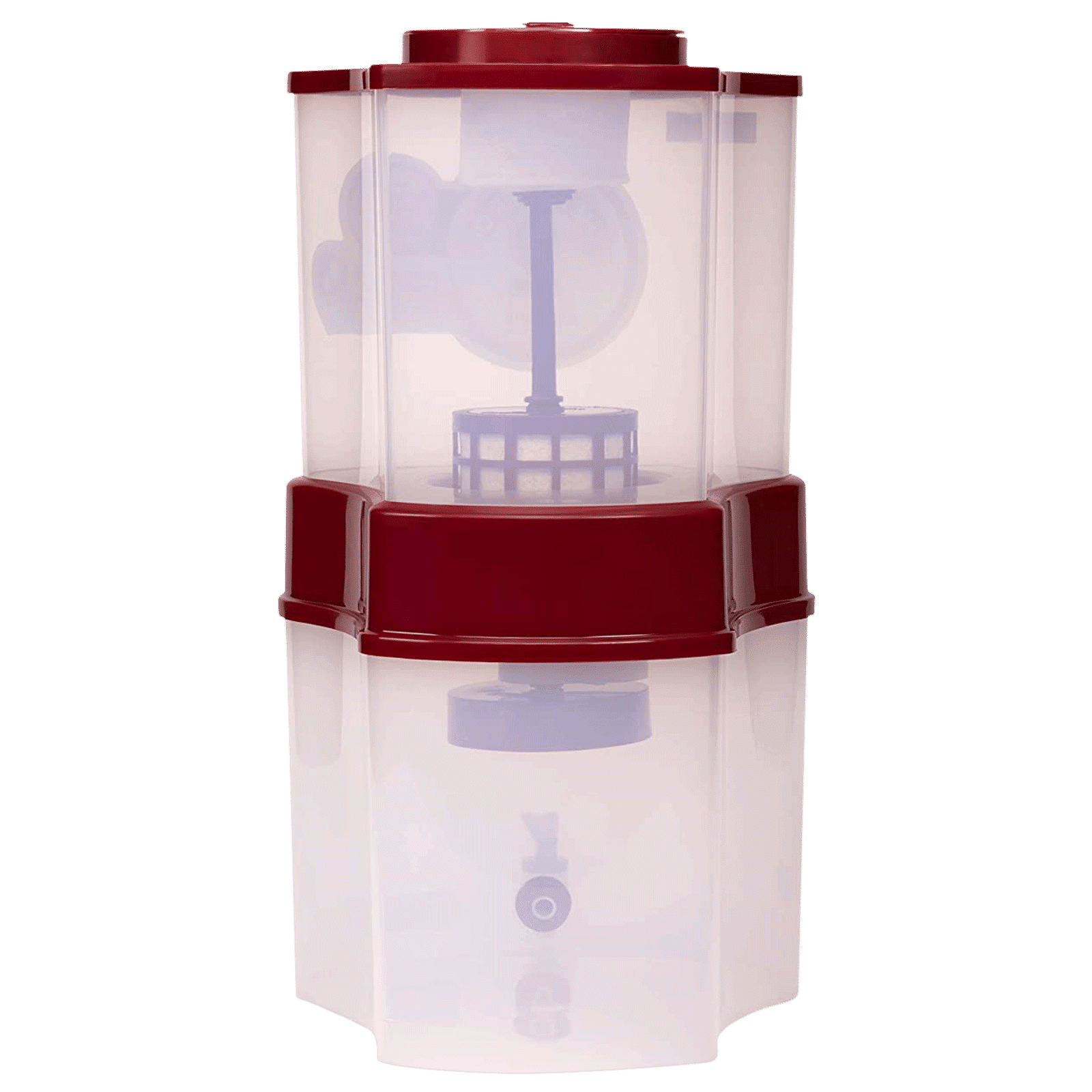 EUREKA FORBES AquaSure Cherish 21L Gravity Based Water Purifier with Food Grade Plastic (Cherry) EUREKA FORBES AquaSure Cherish 21L Gravity Based Water Purifier with Food Grade Plastic (Cherry)_4