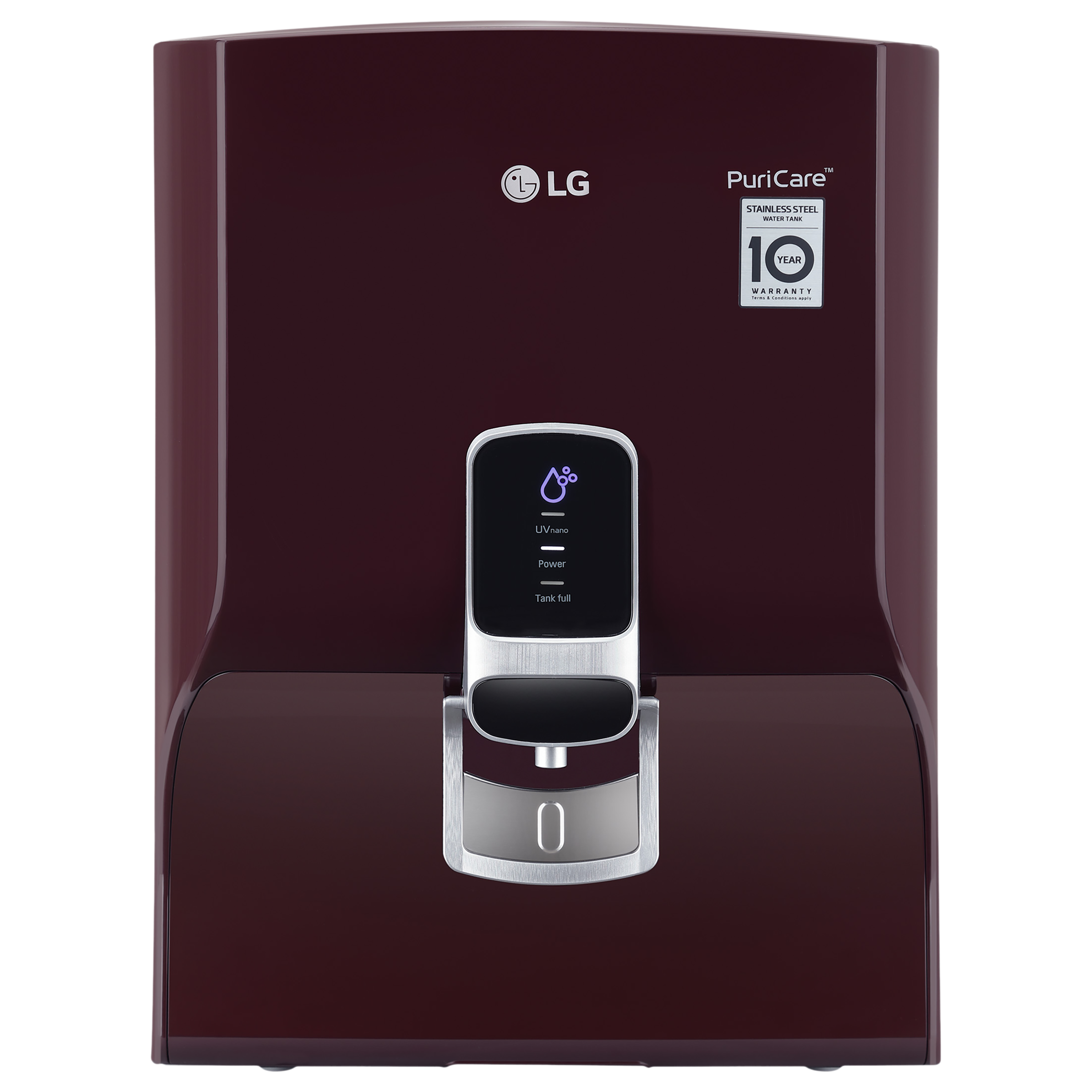 LG PuriCare 8L UV + UF Water Purifier with 7 Stage Purification (Crimson Red)_1