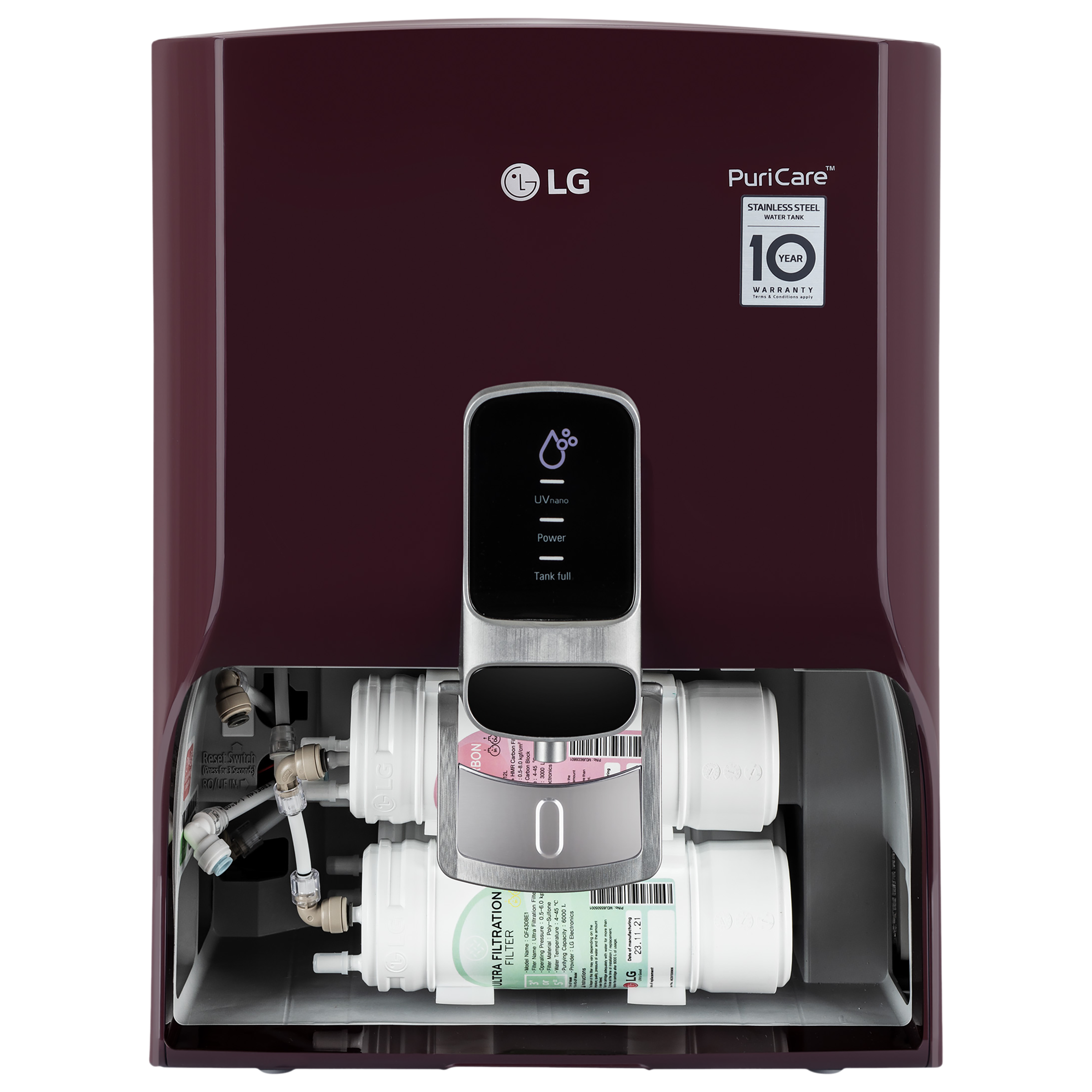 LG PuriCare 8L UV + UF Water Purifier with 7 Stage Purification (Crimson Red)_5