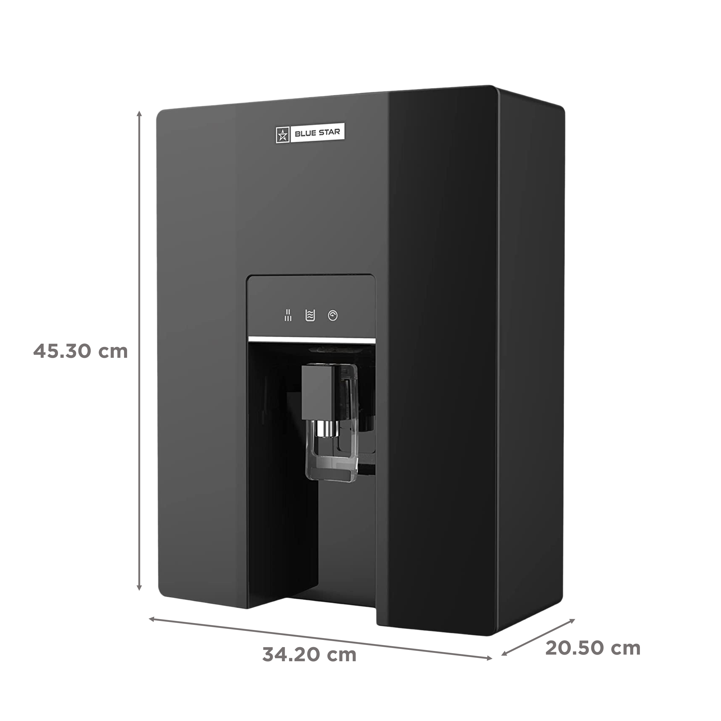 Blue Star Cresto 7L RO + UV + UF Water Purifier with Aqua Taste Booster (Black) Blue Star Cresto 7L RO + UV + UF Water Purifier with Aqua Taste Booster (Black)_2