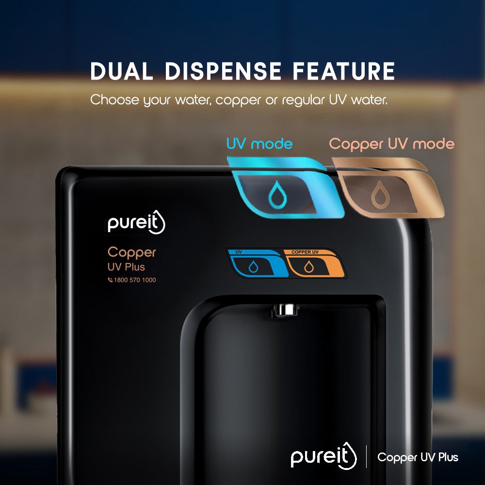 pureit Copper Plus UV Water Purifier with 4 Stage Purification (Black) pureit Copper Plus UV Water Purifier with 4 Stage Purification (Black)_2