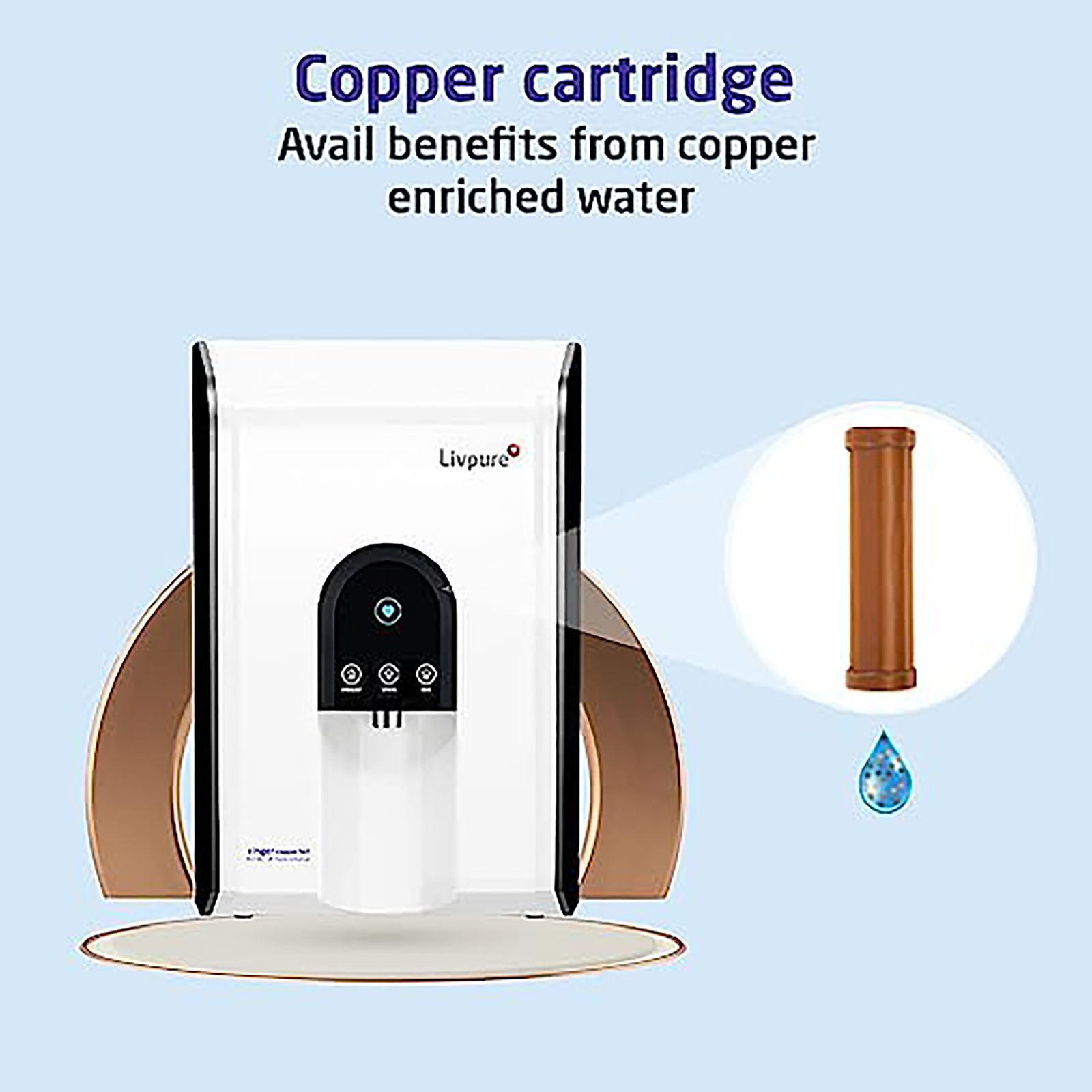 Livpure Zinger 6.5L RO + UV + UF + Mineraliser Hot & Cold Water Purifier with 6 Stage Purification (White) Livpure Zinger 6.5L RO + UV + UF + Mineraliser Hot & Cold Water Purifier with 6 Stage Purification (White)_17