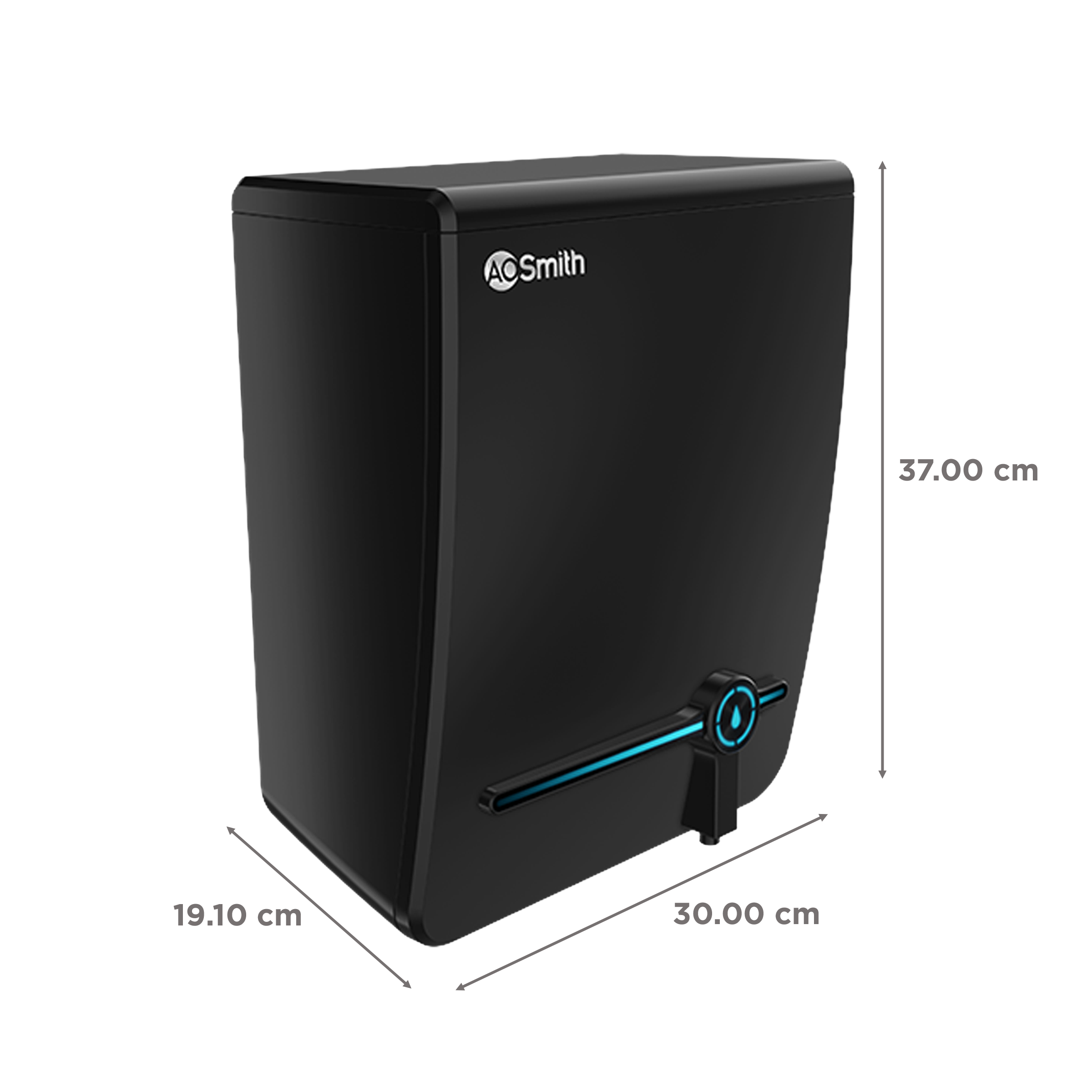 AO Smith Intelli UV + US + SAPC Water Purifier with 5 Stage Purification (Black)_2