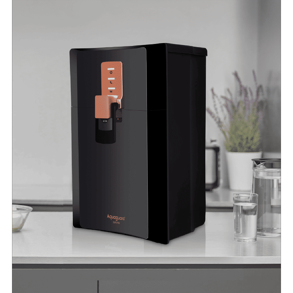 Aquaguard Enrich Superio 5L RO + UV + MTDS + SS Smart Water Purifier with 7 Stage Purification (Black/Metallic Copper) Aquaguard Enrich Superio 5L RO + UV + MTDS + SS Smart Water Purifier with 7 Stage Purification (Black/Metallic Copper)_9